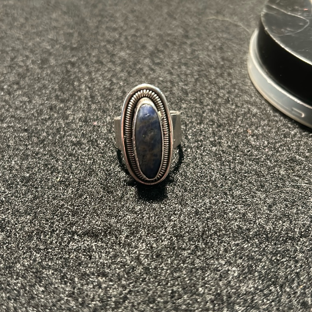 Sterling Lapis Lazuli Ring